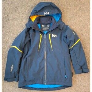 Helly Hansen Jr Stoneham Blue Winter Jacket Youth Size 12